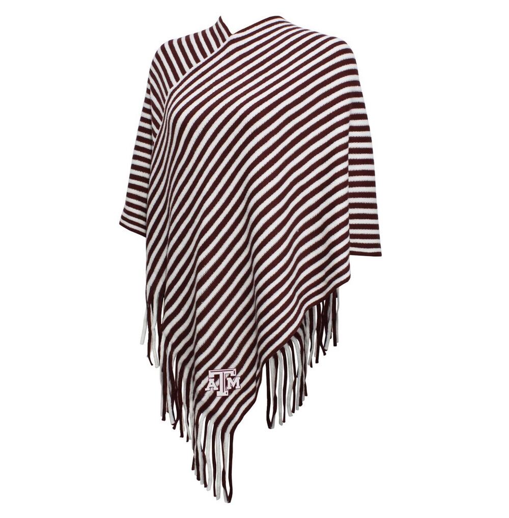 Texas A&M Aggies Campus Specialities NCAA Poncho One Size Womens New NWT Maroon